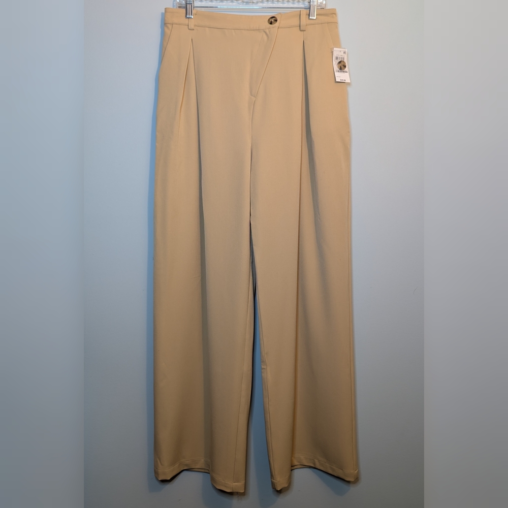 AND NOW THIS Khaki Wide Leg Women's Pants